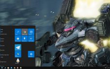 Armored Core win10 theme