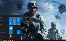 Battlefield: Bad Company 2 win10 theme