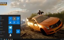 Battlefield Hardline win10 theme