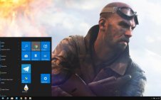 Battlefield V win10 theme