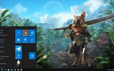 Biomutant win10 theme