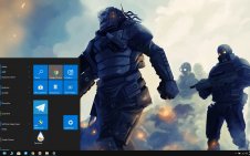 Blacklight: Retribution win10 theme