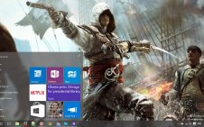 Assassin’s Creed IV Black Flag win10 theme