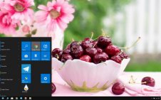 Cherry win10 theme