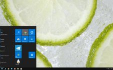 Lime win10 theme