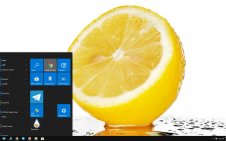 Lemon win10 theme