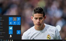 James Rodriguez win10 theme