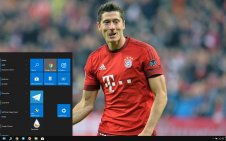 Robert Lewandowski win10 theme