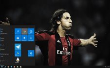 Zlatan Ibrahimovic win10 theme