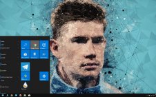 Kevin De Bruyne	 win10 theme