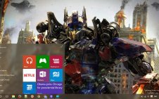 Transformers: Dark of the Moon win10 theme