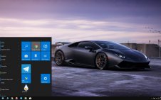 Lamborghini Huracan win10 theme