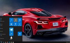 Chevrolet Corvette Stingray win10 theme