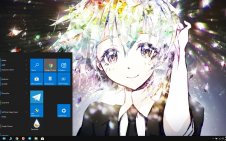 Houseki no Kuni win10 theme