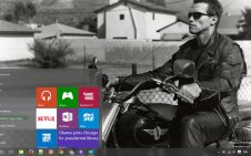 Arnold Schwarzenegger win10 theme