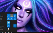 Diana (LoL) win10 theme