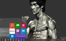 Bruce Lee win10 theme