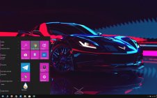 Chevrolet Corvette Z06 win10 theme