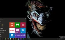 Joker win10 theme