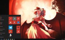 Remilia Scarlet win10 theme