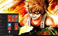 Katsuki Bakugou win10 theme