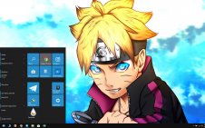 Boruto Uzumaki win10 theme