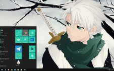 Toshiro Hitsugaya win10 theme