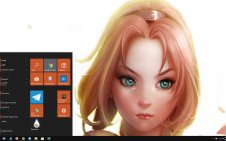 Sakura Haruno win10 theme