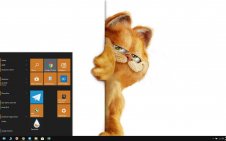 Garfield win10 theme