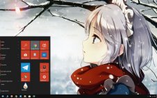 Sakuya Izayoi win10 theme