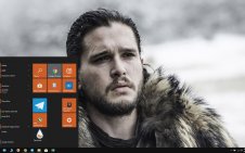 Jon Snow win10 theme