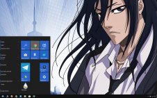 Byakuya Kuchiki win10 theme