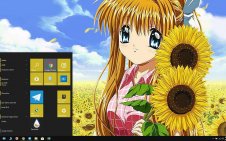 Misuzu Kamio win10 theme