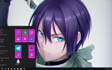 Yato Noragami win10 theme