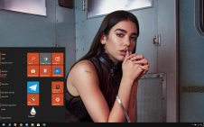 Dua Lipa win10 theme