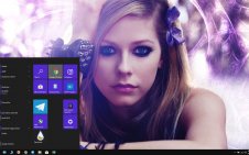 Avril Lavigne win10 theme