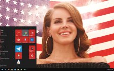 Lana Del Rey win10 theme