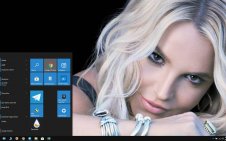 Britney Spears win10 theme