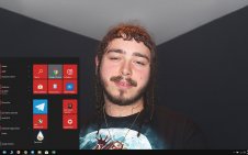 Post Malone win10 theme