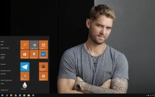 Brett Young win10 theme