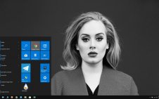 Adele win10 theme