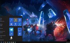 Deep Rock Galactic win10 theme