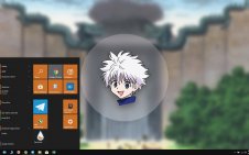 Killua win10 theme