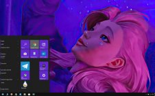 Seraphine (LoL) win10 theme