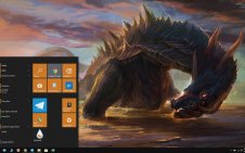 Monster Hunter World win10 theme