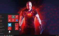 Bloodshot win10 theme