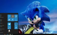 Sonic the Hedgehog win10 theme