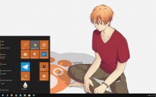 Fruits Basket win10 theme