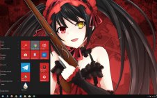 Kurumi Tokisaki win10 theme