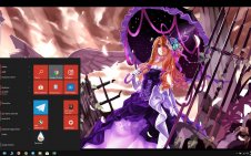 Yukari Yakumo win10 theme